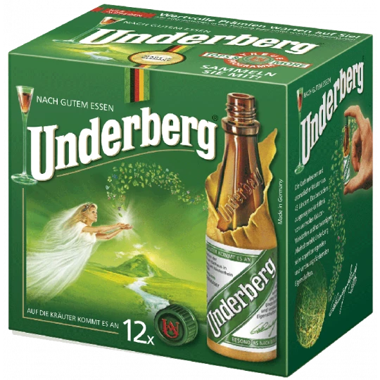 Underberg Kräuter-Bitter 12ST 240ML 1 Underberg Kräuter-Bitter 12ST 240ML
