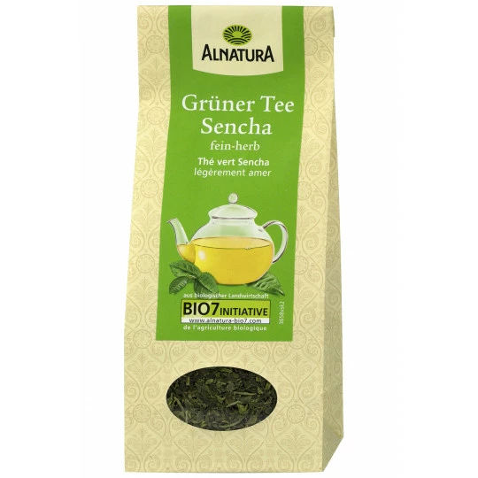 Alnatura Bio Grüner Tee Sencha Lose 75G 1 Alnatura Bio Grüner Tee Sencha Lose 75G