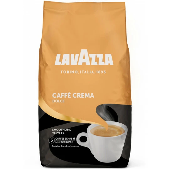 LAVAZZA Caffe Crema Dolce Bohnen 1KG 1 LAVAZZA Caffe Crema Dolce Bohnen 1KG