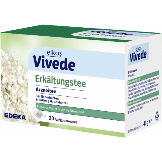 Elkos VIVEDE Erkältungstee 20ST 40G 1 Elkos VIVEDE Erkältungstee 20ST 40G