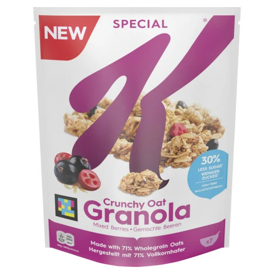 Kellogg's® Special K Crunchy Oat Granola Mixed Berries 320G 1 Kellogg's® Special K Crunchy Oat Granola Mixed Berries 320G