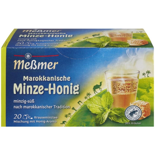 Meßmer Marokkanische Minze-Honig 20ST 40G 1 Meßmer Marokkanische Minze-Honig 20ST 40G