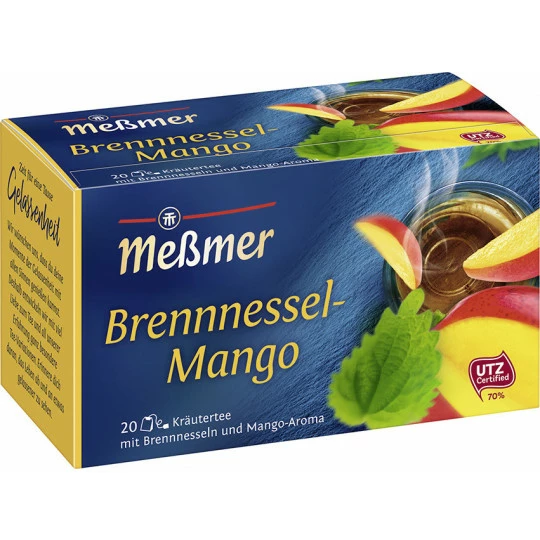 Meßmer Tee Brennessel-Mango 20ST 35G 1 Meßmer Tee Brennessel-Mango 20ST 35G