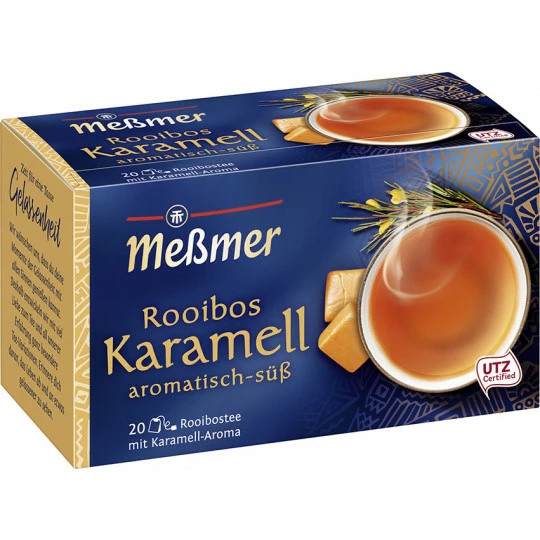Meßmer Tee Rooibos Karamell 20ST 40G 1 Meßmer Tee Rooibos Karamell 20ST 40G