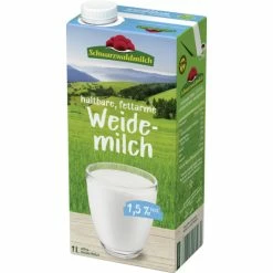 Schwarzwaldmilch Haltbare Fettarme Weidemilch 1,5% 1L